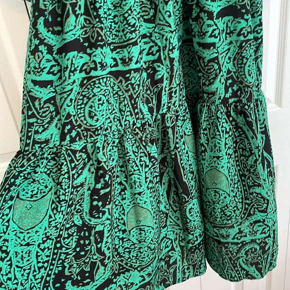 New JODIFL Green Tiered Maxi Dress size Small - Picture 5 of 13